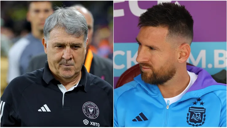 'El Tata' Martino y Leo Messi.