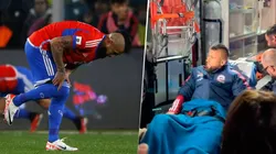 El 'King' terminó saliendo en camilla y luego en ambulancia.