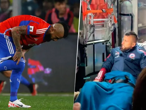 Preocupación en Chile: Arturo Vidal fue traslado en ambulancia por lesión