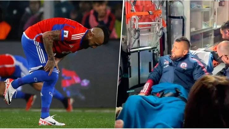 El 'King' terminó saliendo en camilla y luego en ambulancia.