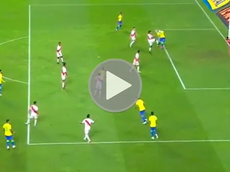 ¡Nos quisieron robar! Brasil marcó el 1-0 ante Perú, pero estaba en offside por Eliminatorias