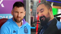 Lionel Messi y Álvaro Morales: