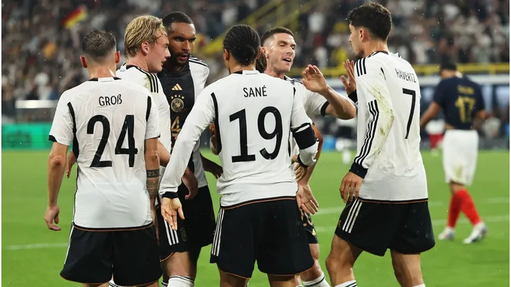 Alemania mostró una buena versión y venció a Francia.