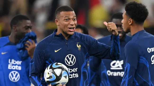 Mbappé no jugó (Getty Images).