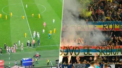 Euro 2024: jugadores se fueron del campo en protesta a pancartas discriminatorias