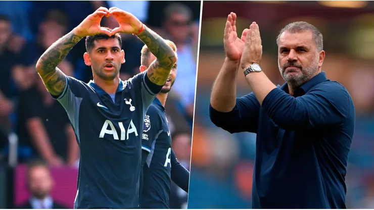 Ange Postecoglou dijo que los jugadores del Tottenham no quieren entrenar con Cristian Romero. Gett Images.