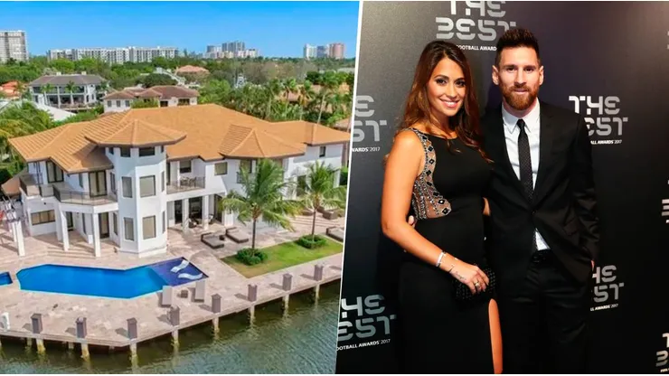 Lionel Messi y Antonela Roccuzzo compraron una mansión en Miami valuada en 11 millones de dólares. Getty Images.