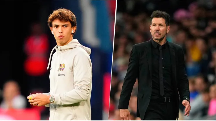Joao Félix no suelta su paso por el Atlético de Madrid de Diego Simeone. Getty Images.