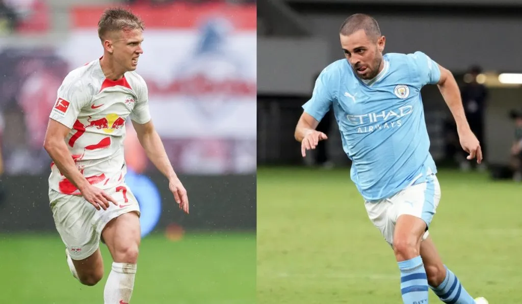 Dani Olmo y Bernardo Silva: Getty Images