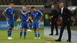 Luciano Spalletti y sus hombres.