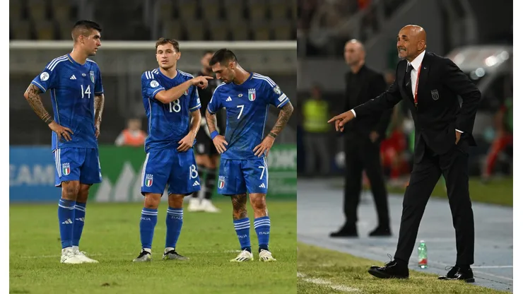 Luciano Spalletti y sus hombres.
