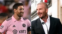 Lionel Messi y David Beckham.