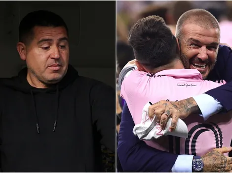 ¿Mensaje para Beckham? Román habló de Messi y su golazo de tiro libre