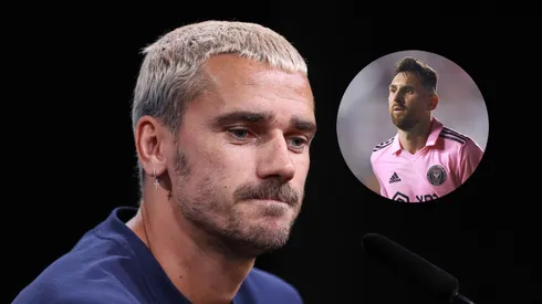 Antoine Griezmann y Lionel Messi.