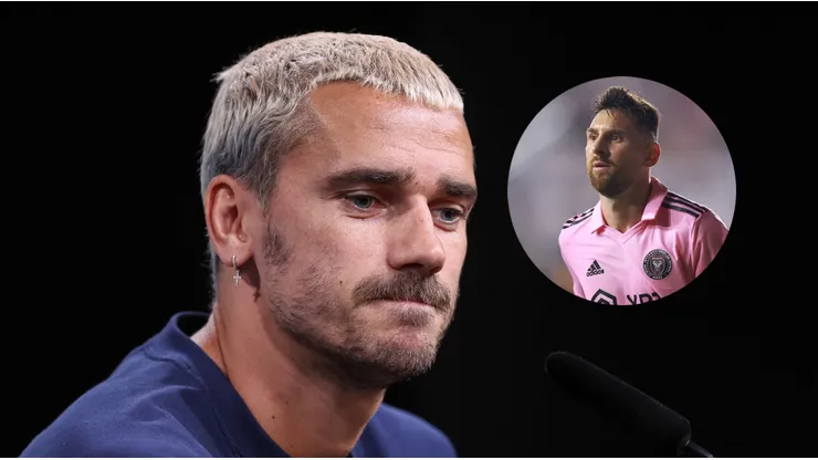 Antoine Griezmann y Lionel Messi.