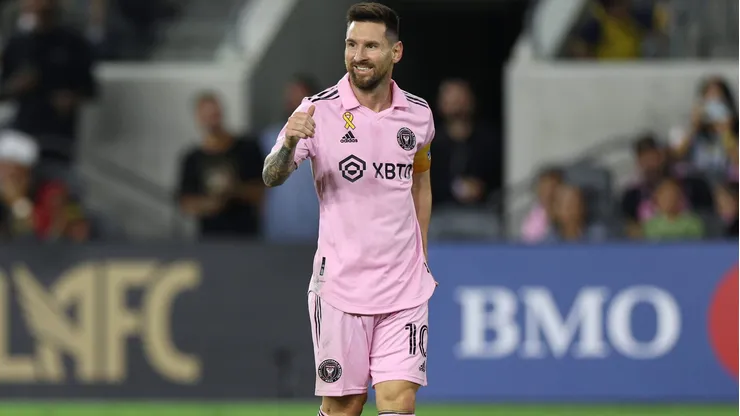 Inter Miami vende las camiseta de la temporada 2020 con el estampado del nombre de Lionel Messi. Getty Images.