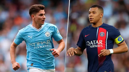 Julián Álvarez sería el apuntado por el Real Madrid en caso de que en 2024 no llegue Kylian Mbappé. Getty Images.