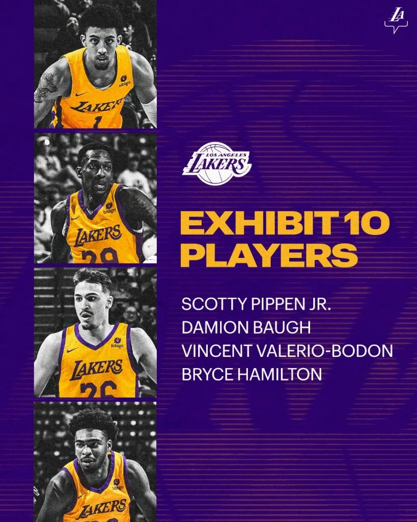 Nuevas firmas de Lakers (Foto: X / @Lakers)