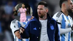Lionel Messi con la Selección Argentina e Inter Miami.