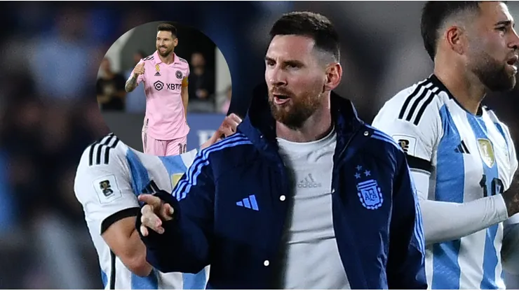Lionel Messi con la Selección Argentina e Inter Miami.
