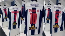 Alianza Lima le regaló camisetas a la Selección Brasileña