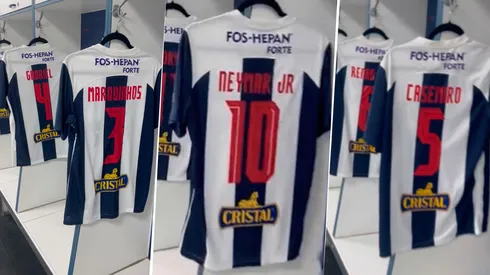 Alianza Lima le regaló camisetas a la Selección Brasileña