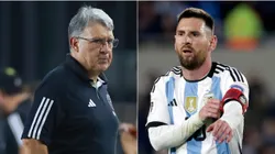 Gerardo Martino y Lionel Messi.