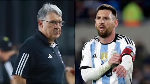 Gerardo Martino y Lionel Messi.