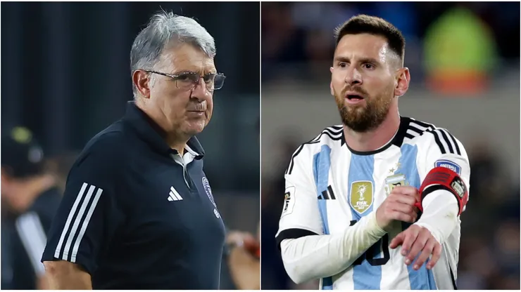 Gerardo Martino y Lionel Messi.