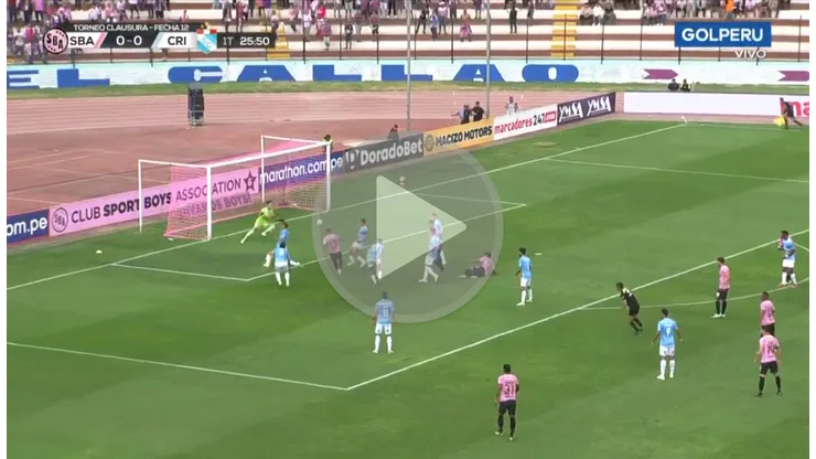 ¡Se salió el mar! Jesús Barco pone adelante al Sport Boys contra Cristal