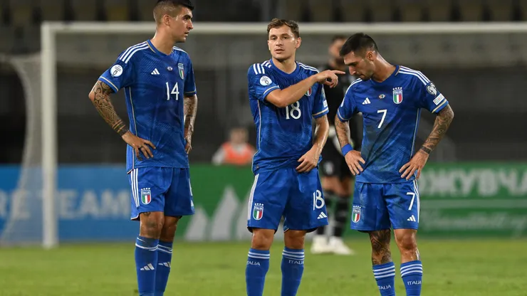 Italia y Macedonia del Norte empataron 1 a 1. Getty Images.