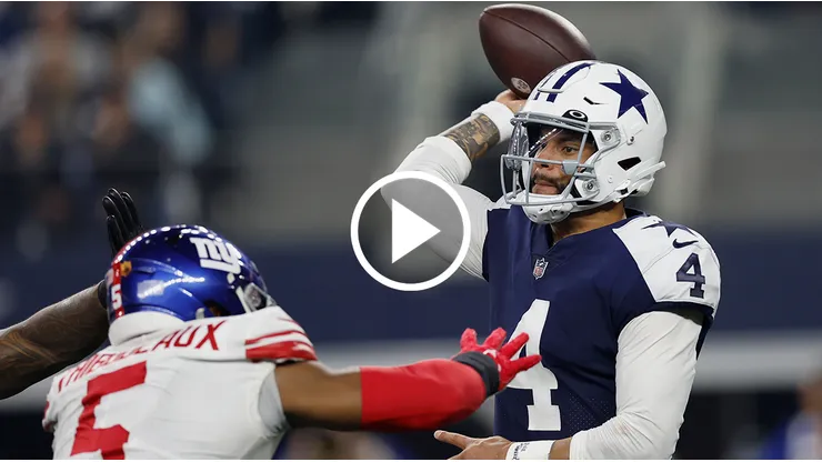 VER New York Giants vs. Dallas Cowboys EN VIVO por la NFL