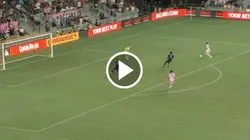 El argentino anotó el 3-1 sobre Kansas City.