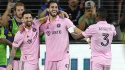 Leonardo Campana y Lionel Messi, 2023. Foto: Getty.