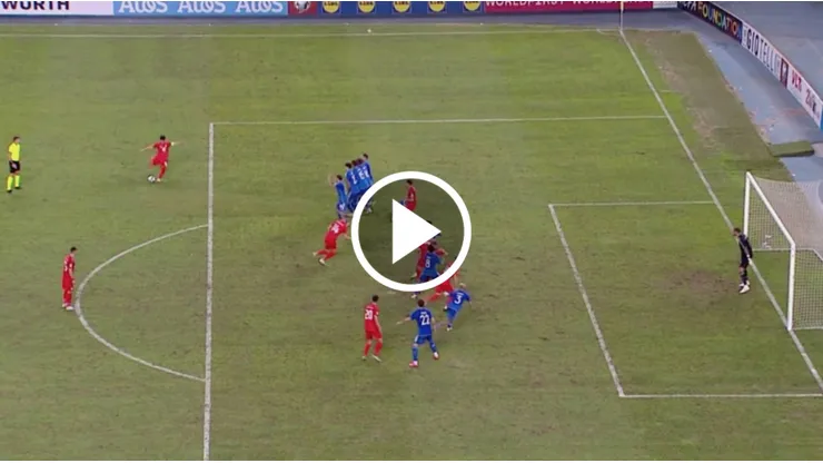 Bardhi del Trabzonspor fue el encargado de arruinar los festejos de Italia