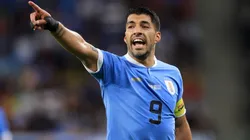Suárez se mostró como un hincha más de la 'celeste'