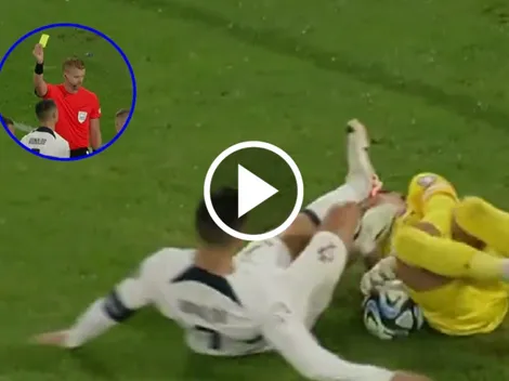 VIDEO: la jugada peligrosa que casi le cuesta la expulsión a CR7