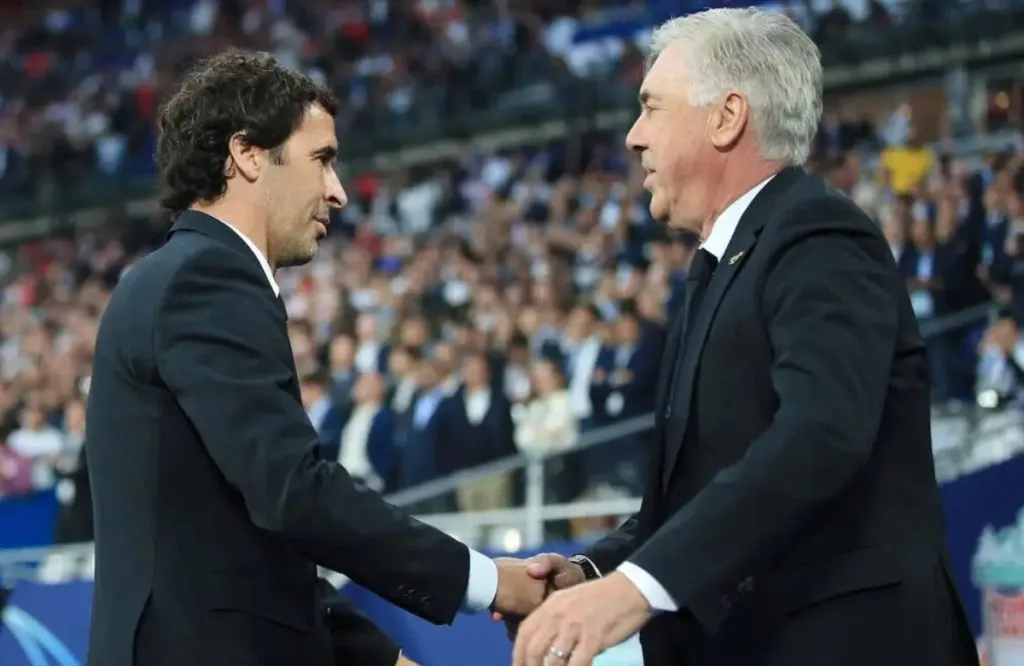 Raúl y Carlo Ancelotti: TW