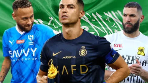 Neymar, Cristiano Ronaldo y Karim Benzema.