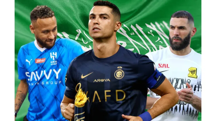 Neymar, Cristiano Ronaldo y Karim Benzema.