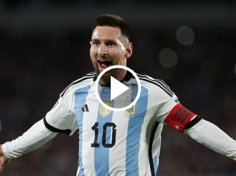 Sutileza y golazo de Messi: el tiro libre con el que adelantó a Argentina