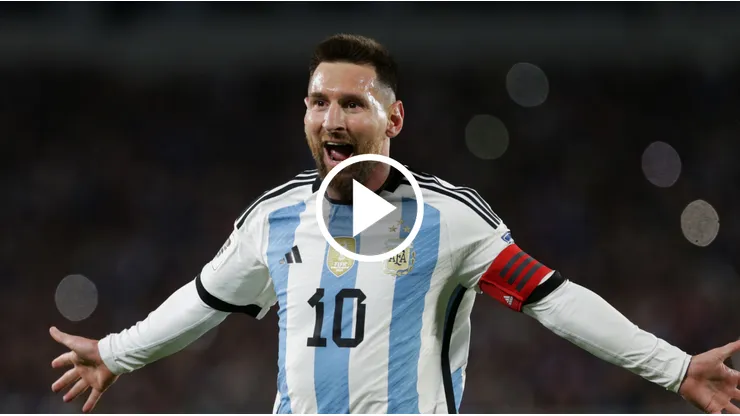 Sutileza y golazo de Messi: el tiro libre con el que adelantó a Argentina
