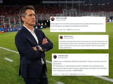 Paraguay empató y fuertes críticas cayeron sobre Guillermo: "Falta de valentía"