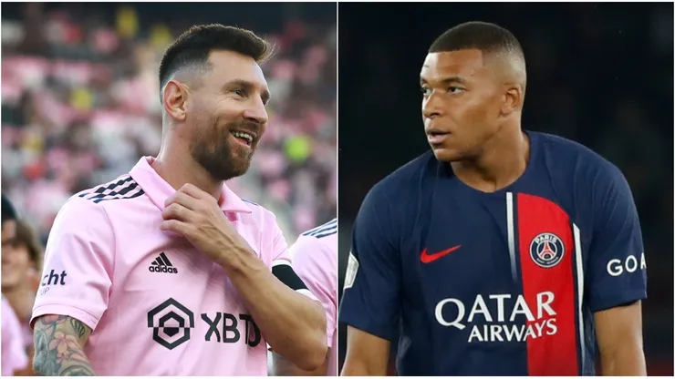 Lionel Messi y Kylian Mbappé.