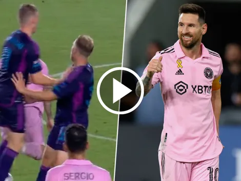 Sufrió a Messi en una jugada y recordó: "Hizo que me abrazara con un compañero"