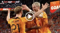 Weghorst marcó el 3-0 de Países Bajos ante Grecia.