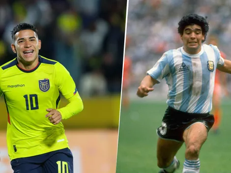 Kendry Páez está muy cerca de romper el récord de Diego Armando Maradona
