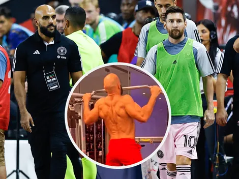 El impresionante entrenamiento del guardaespaldas de Messi