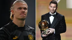 Erling Haaland y Lionel Messi, los candidatos a ganar el Balon de Oro