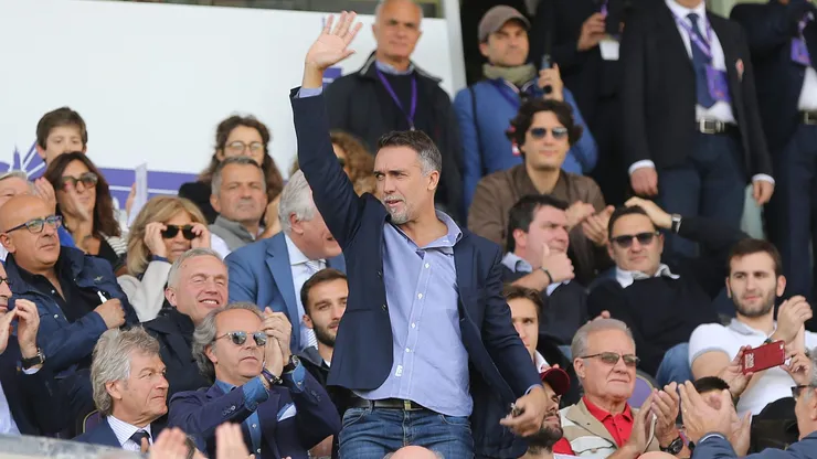 Gabriel Batistuta aclaró que no piensa postularse para la alcaldía de Firenze. Getty Images.